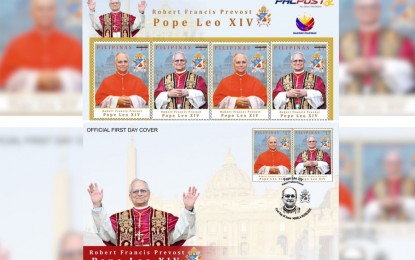 PHLPost releases commemorative stamps honoring Pope Leo XIV