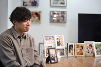 Keisuke Oma speaks about memories of his family at his home in the Ishikawa Prefecture capital of Kanazawa on Dec. 7, ahead of the first anniversary of the New Year's Day earthquake that struck the Noto Peninsula.