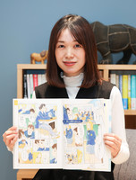 Miku Sawada of publisher Gakken, who edited the book 