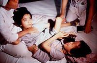 Viet (left) and Duc in a hospital in Ho Chi Minh City in 1988