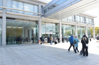 The entrance of the Hiroshima Peace Memorial Museum on Feb. 22