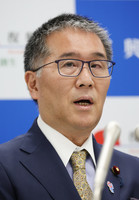 Reconstruction minister Tadahiko Ito answers questions during an interview Monday.