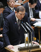 Prime Minister Shigeru Ishiba answers questions at the House of Councillors Budget Committee on Wednesday.