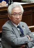 Shoji Nishida, a lawmaker of Japan's ruling Liberal Democratic Party, at a plenary meeting of the House of Councillors, the upper chamber of parliament, on Wednesday