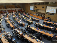 A preparatory committee meeting of the Nuclear Nonproliferation Treaty review conference at the U.N. headquarters in New York on Friday.