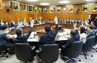 The House of Councillors Cabinet Committee passes a bill to introduce active cyberdefense by a majority vote Thursday.
