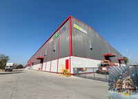 A Nippon Express (India) warehouse to distribute industrial products, in Gujarat, western India, on Jan. 30 (Courtesy of Nippon Express Holdings)