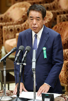 Hakubun Shimomura, a former executive of the now-defunct Liberal Democratic Party faction once led by the late former Prime Minister Shinzo Abe, speaks at a House of Representatives Budget Committee meeting on Tuesday.