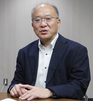 Akihiro Okuda, a superintendent at Tokyo's Metropolitan Police Department, speaks on Tuesday about his experience of supporting victims of the fatal indiscriminate attack that happened in the Japanese capital's Akihabara district on June 8, 2008.