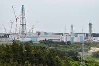 Japan Nuclear Fuel Ltd.'s nuclear fuel reprocessing plant in the village of Rokkasho in Aomori Prefecture, northeastern Japan, on May 30