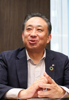 Tomohiro Akutsu, president of Seven-Eleven Japan, speaks in an interview in Tokyo on Wednesday.
