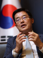 South Korean Ambassador to Japan Park Cheol-hee speaks during an interview in Tokyo on Tuesday.