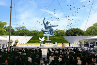 Nagasaki's peace memorial ceremony in August 2024