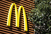 A McDonald's sign